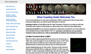 Silverinvestingguide.com thumbnail