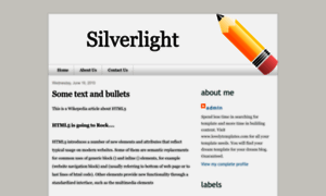 Silverlight-lovelytemplates.blogspot.com thumbnail