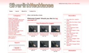 Silverlinknecklaces.com thumbnail