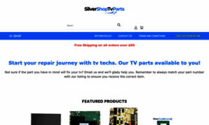 Silvershoptvparts.com thumbnail