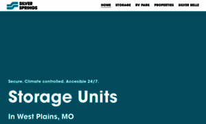 Silverspringsstorage.net thumbnail
