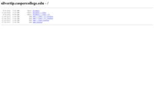 Silvertip.caspercollege.edu thumbnail