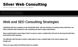 Silverwebconsulting.com thumbnail