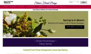 Silviasfloraldesign.com thumbnail