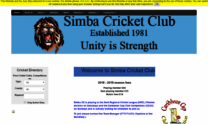 Simba.play-cricket.com thumbnail