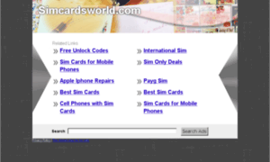 Simcardsworld.com thumbnail