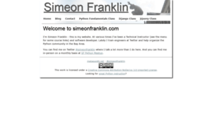 Simeonfranklin.com thumbnail