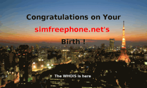 Simfreephone.net thumbnail