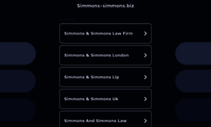 Simmons-simmons.biz thumbnail