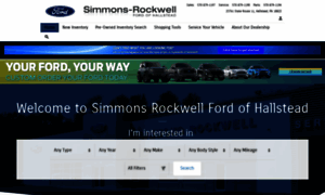 Simmonsrockwellfordofhallstead.com thumbnail