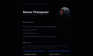 Simon-thompson.me thumbnail