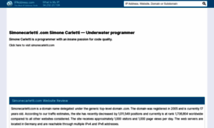 Simonecarletti.com.ipaddress.com thumbnail