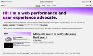 Simonhearne.com thumbnail