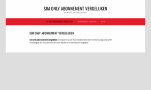 Simonly-abonnementvergelijken.nl thumbnail