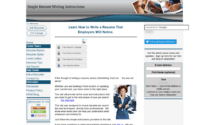 Simple-resume-writing-instructions.com thumbnail