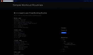Simple-workouts.blogspot.com thumbnail