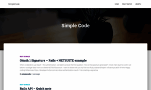 Simplecode.xyz thumbnail