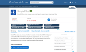Simplefiles.software.informer.com thumbnail
