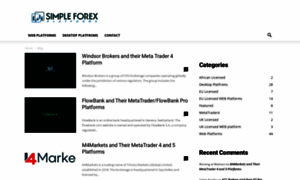 Simpleforexplatforms.com thumbnail
