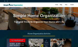 Simplehomeorganization.com thumbnail