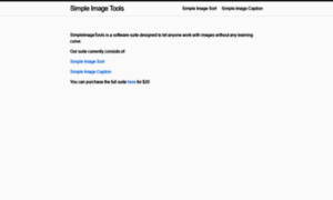 Simpleimagetools.com thumbnail