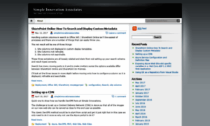 Simpleinnovationassociates.wordpress.com thumbnail