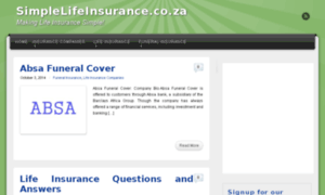 Simplelifeinsurance.co.za thumbnail