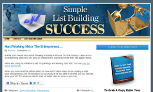 Simplelistbuildingsuccess.com thumbnail