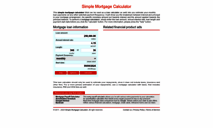 Simplemortgagecalculator.info thumbnail