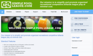 Simplepoolleague.com thumbnail