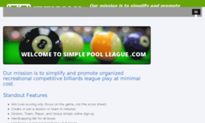 Simplepoolleague.net thumbnail