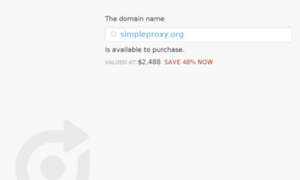 Simpleproxy.org thumbnail