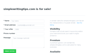 Simplewritingtips.com thumbnail