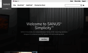 Simplicity.sanus.com thumbnail