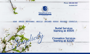 Simplicityfuneralservices.com thumbnail