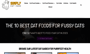 Simplycatcare.com thumbnail