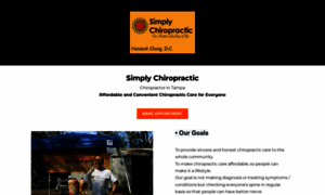 Simplychiropractictampa.com thumbnail