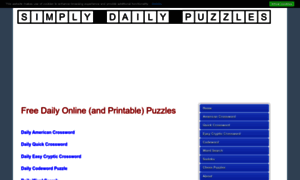 Simplydailypuzzles.com thumbnail