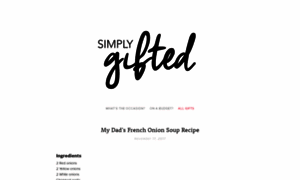 Simplygifted.co thumbnail