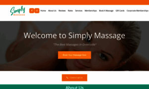 Simplymassagegreenville.com thumbnail