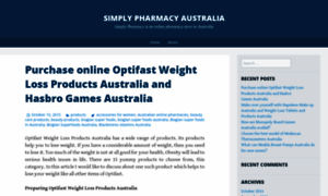 Simplypharmacyaustralia.wordpress.com thumbnail