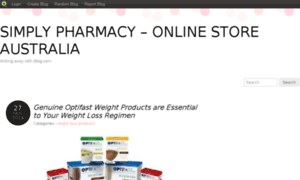 Simplypharmacyonlinestore.blog.com thumbnail