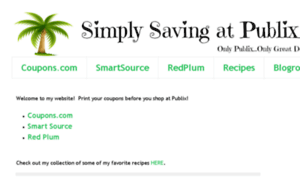 Simplysavingatpublix.blogspot.com thumbnail