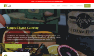 Simplythymecatering.com thumbnail