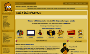 Simpsonswiki.net thumbnail