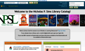 Sims.biblionix.com thumbnail