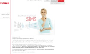Sims.canon-europe.com thumbnail