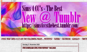 Sims4ccthebest.blogspot.com thumbnail