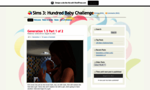 Simsbabychallenge.wordpress.com thumbnail