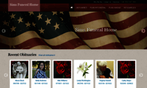 Simsfuneralhome.net thumbnail